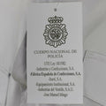 Autentica camicia di polizia spagnola grigio a maniche corte militari Nuovi