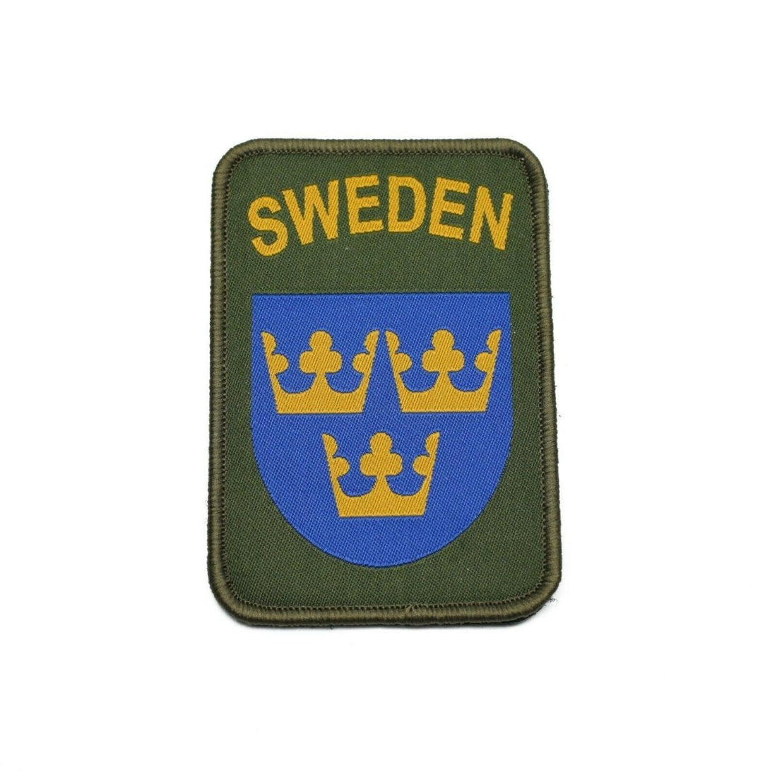 Autentico ciclo di abbigliamento per patch dell'esercito Svezia e cappuccio militari in Svezia tre corone