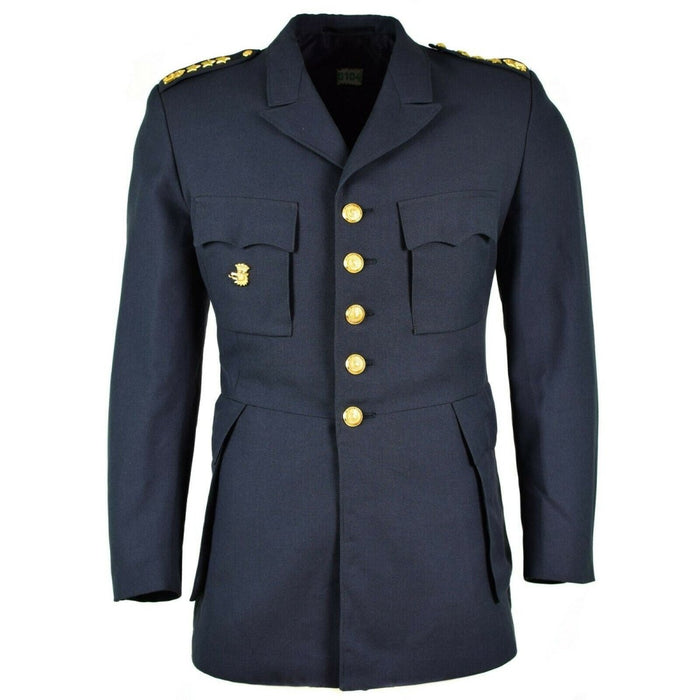 Giacca militare svedese con vera uniforme da parata blu della fanteria dell'esercito svedese - GoMilitar