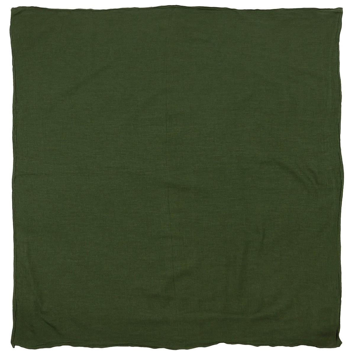 Autentico bandana militare svedese sciarpa 80x80 cm verde leggero nuovo traspirante