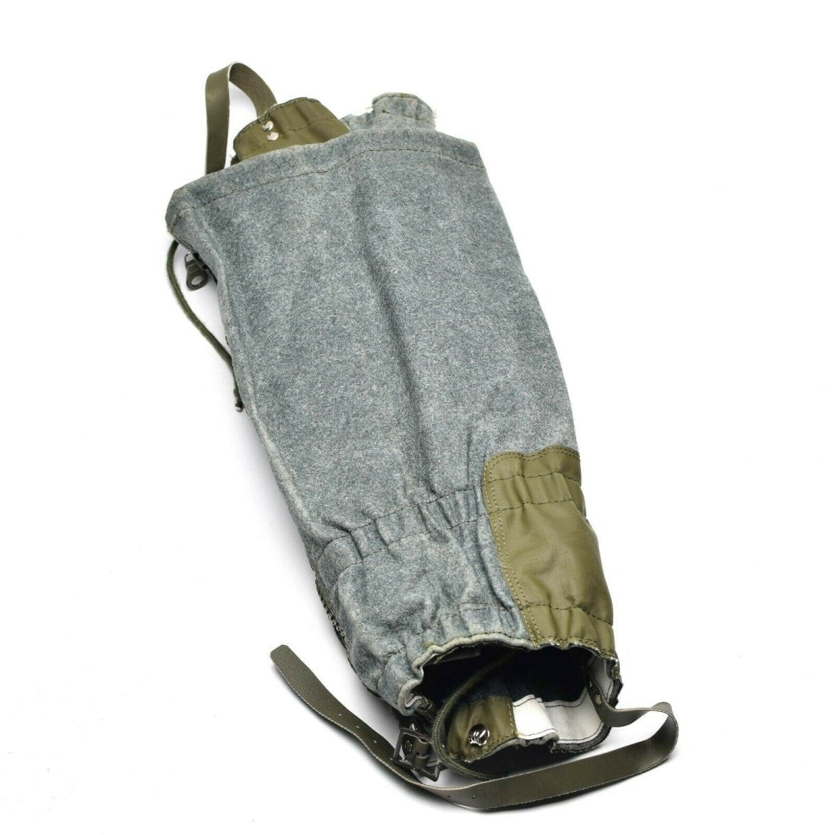 Gateter d'esercito svizzero autentici lana montagne grigie escursionistiche surplus militare