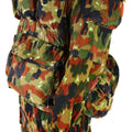 Giacca vera dell'esercito svizzero M70 Alpenflage Camo Sniper Combat Parka con cappuccio