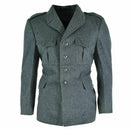 Genuine Swiss army wool jacket Switzerland military issue uniform grey - GoMilitar