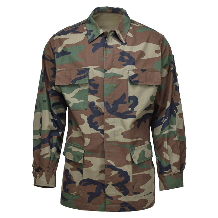 Vera giacca da combattimento turca BDU resistente ripstop mimetica boschiva, edizione militare - GoMilitar