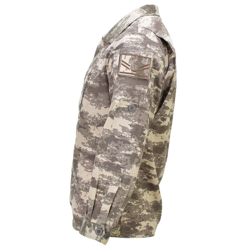 Giacca di uniforme originale turca autentica RIPSTOP gomiti rinforzati M2021 CAMO