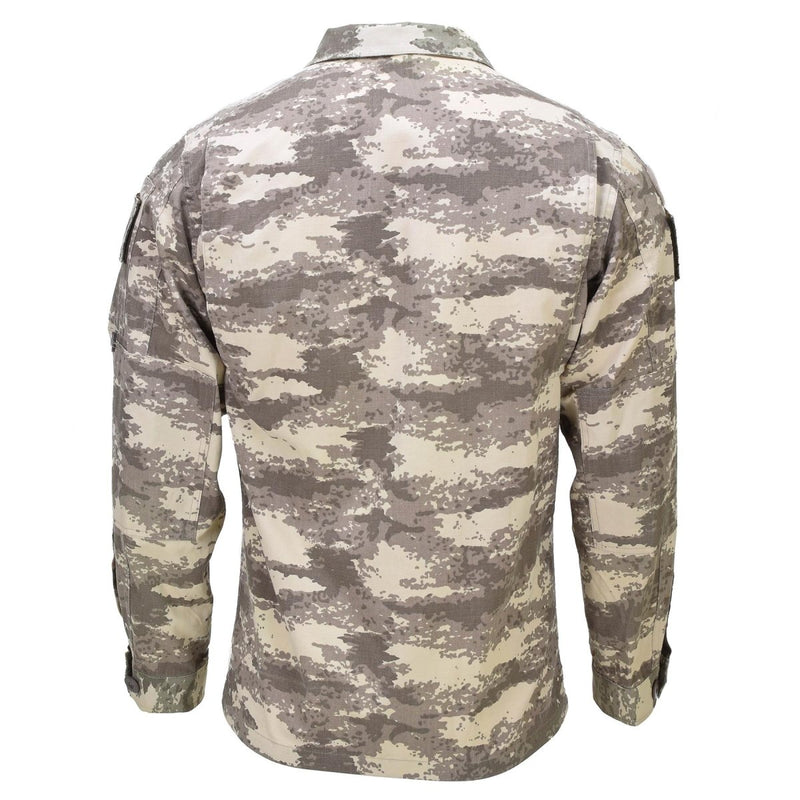 Giacca di uniforme originale turca autentica RIPSTOP gomiti rinforzati M2021 CAMO