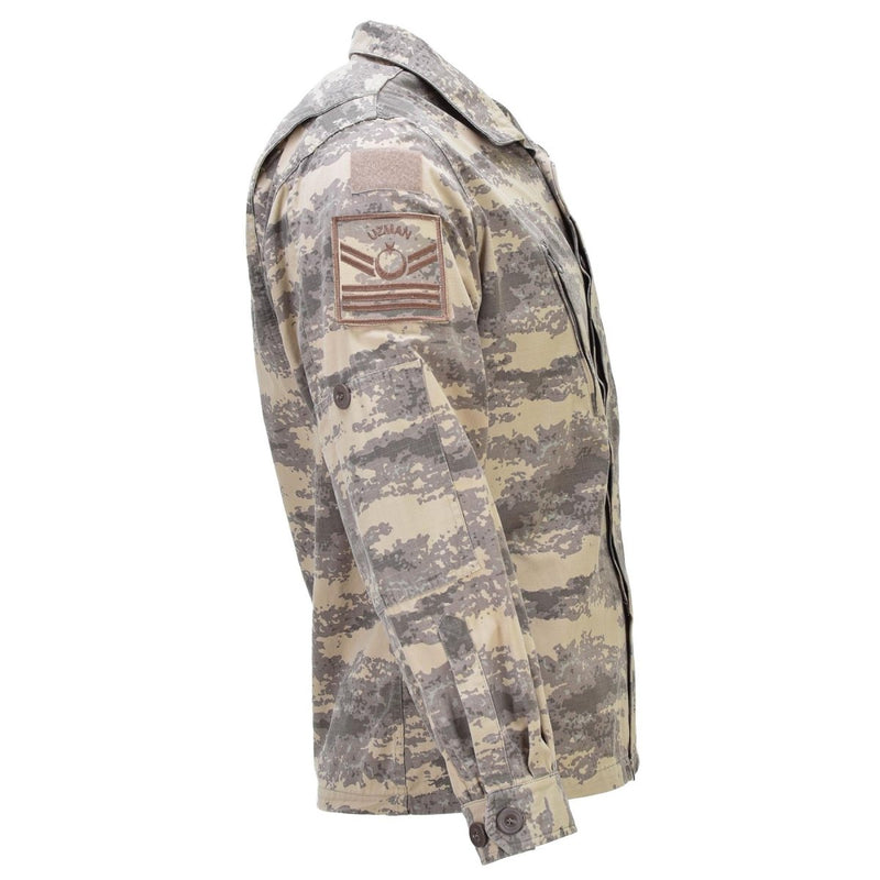 Giacca di uniforme originale turca autentica RIPSTOP gomiti rinforzati M2021 CAMO