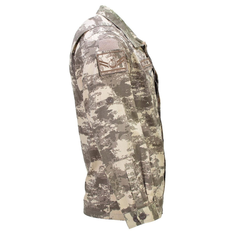 Giacca di uniforme originale turca autentica RIPSTOP gomiti rinforzati M2021 CAMO
