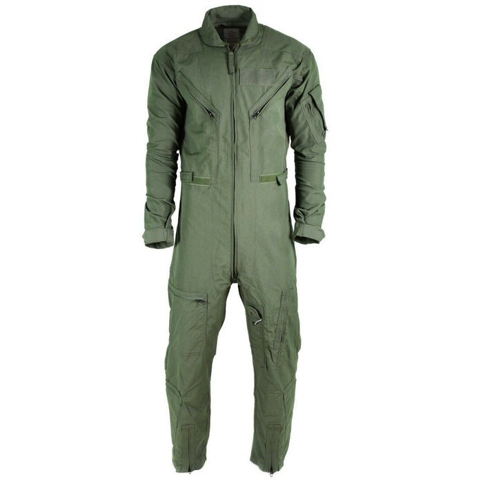 Tuta da volo originale dell'esercito americano USAF CWU-27/P Tuta da volo verde nomex resistente al fuoco - GoMilitar