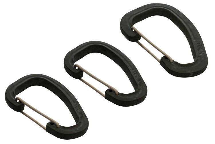 Genuine Wildo Accessory Carabiner Set OD 3pcs Lightweight sturdy clips - GoMilitar