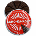 Energia tedesca cioccolato fondente scho-ka-kola caffeina e noce di cola da 100 g lattina