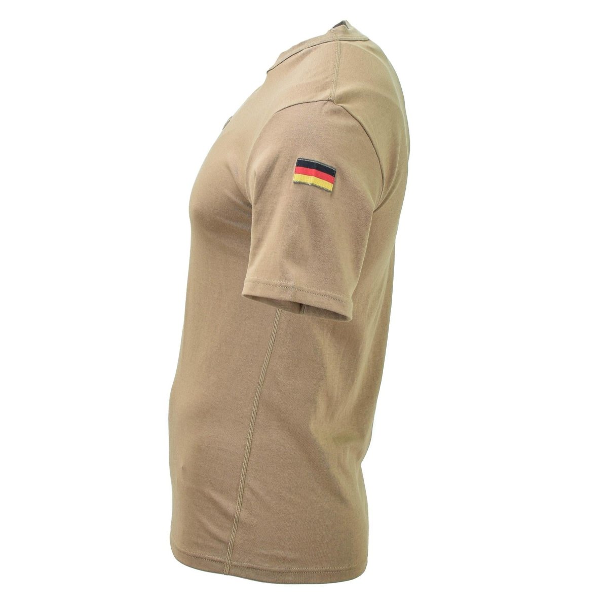 Camicie a maniche corte militari tedesche ganci tropicali del torace e spalla loop bandiere