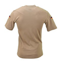 Camicie a maniche corte militari tedesche ganci tropicali del torace e spalla loop bandiere