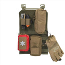 Zaino Helikon Tex Insert Panel Organizer MOLLE Hook Loop Shadow Grey