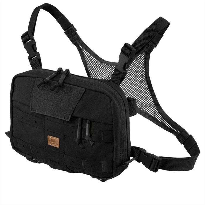 Marsupio Helikon-Tex Numbat Small in nylon Cordura 500D nero con fettuccia MOLLE e spallacci in rete regolabili