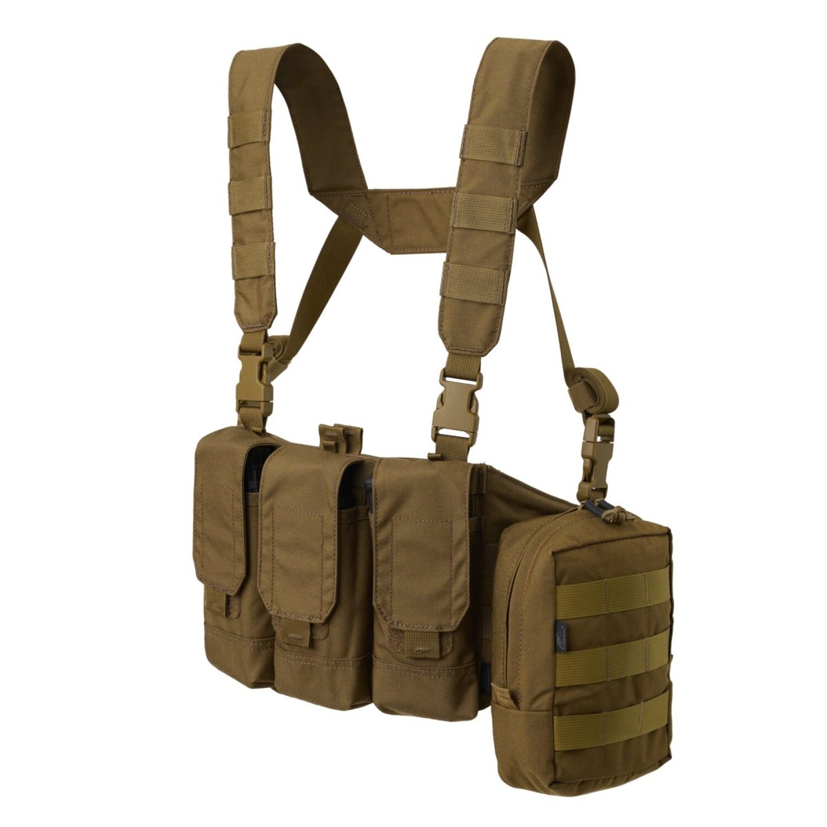 Helikon-Tex Chicom Tactical Chest Rig regolabile Harrnes Woodland Camo