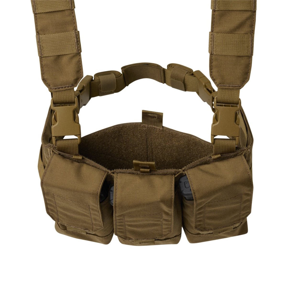 Helikon-Tex Chicom Tactical Chest Rig regolabile Harrnes Woodland Camo