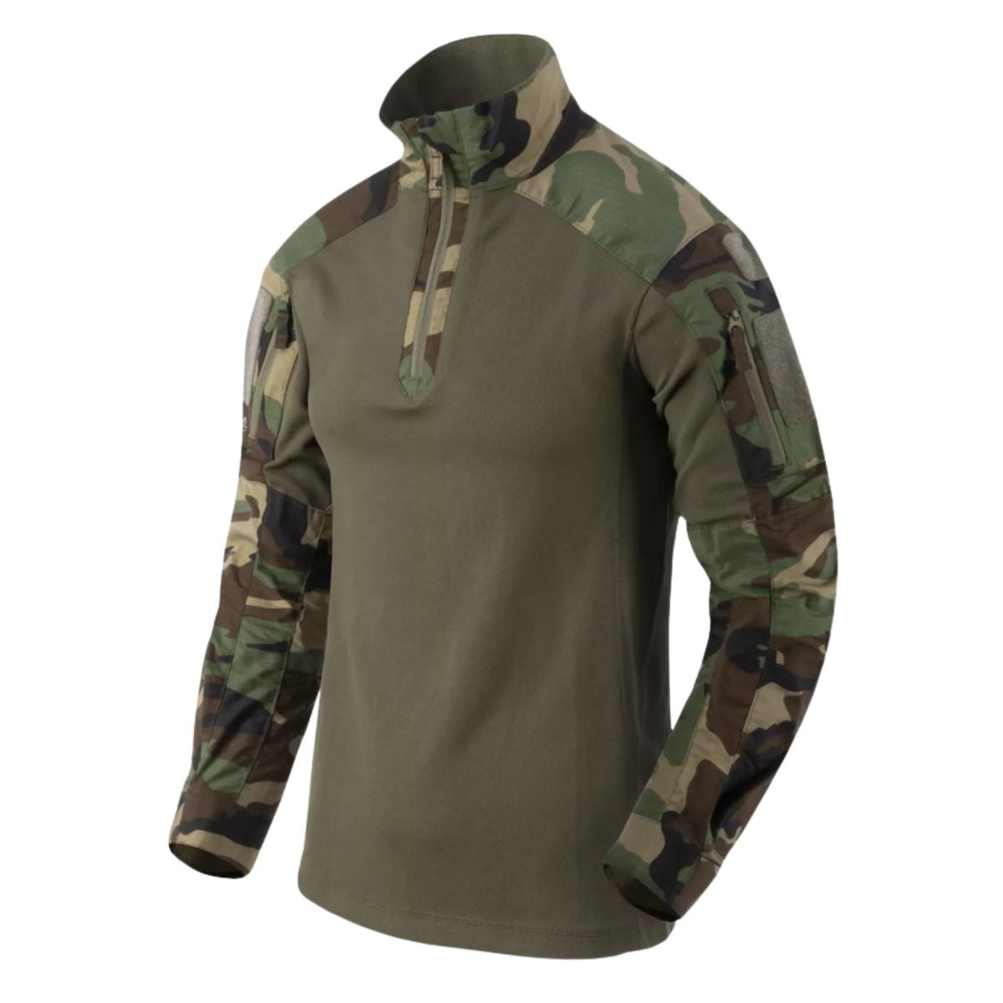 Camicia da combattimento Helikon-Tex MCDU Rinforzo del gomito Ripstop Woodland Camo
