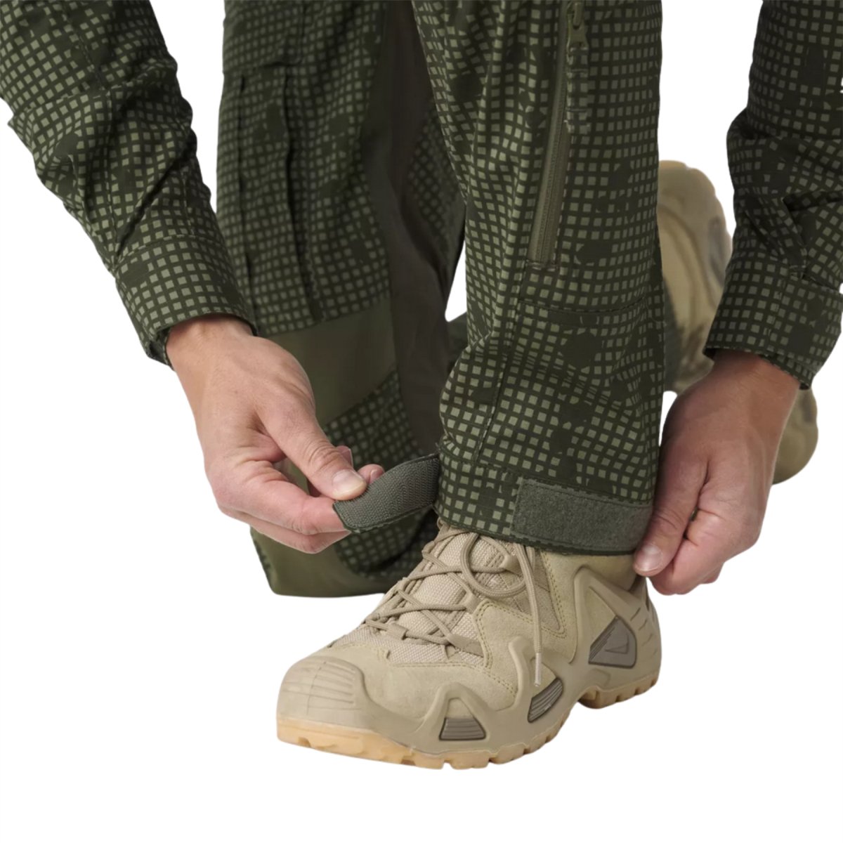 Pantaloni tattici Helikon-Tex MCDU Ventilazione Ripstop Rinforzi al ginocchio Woodland