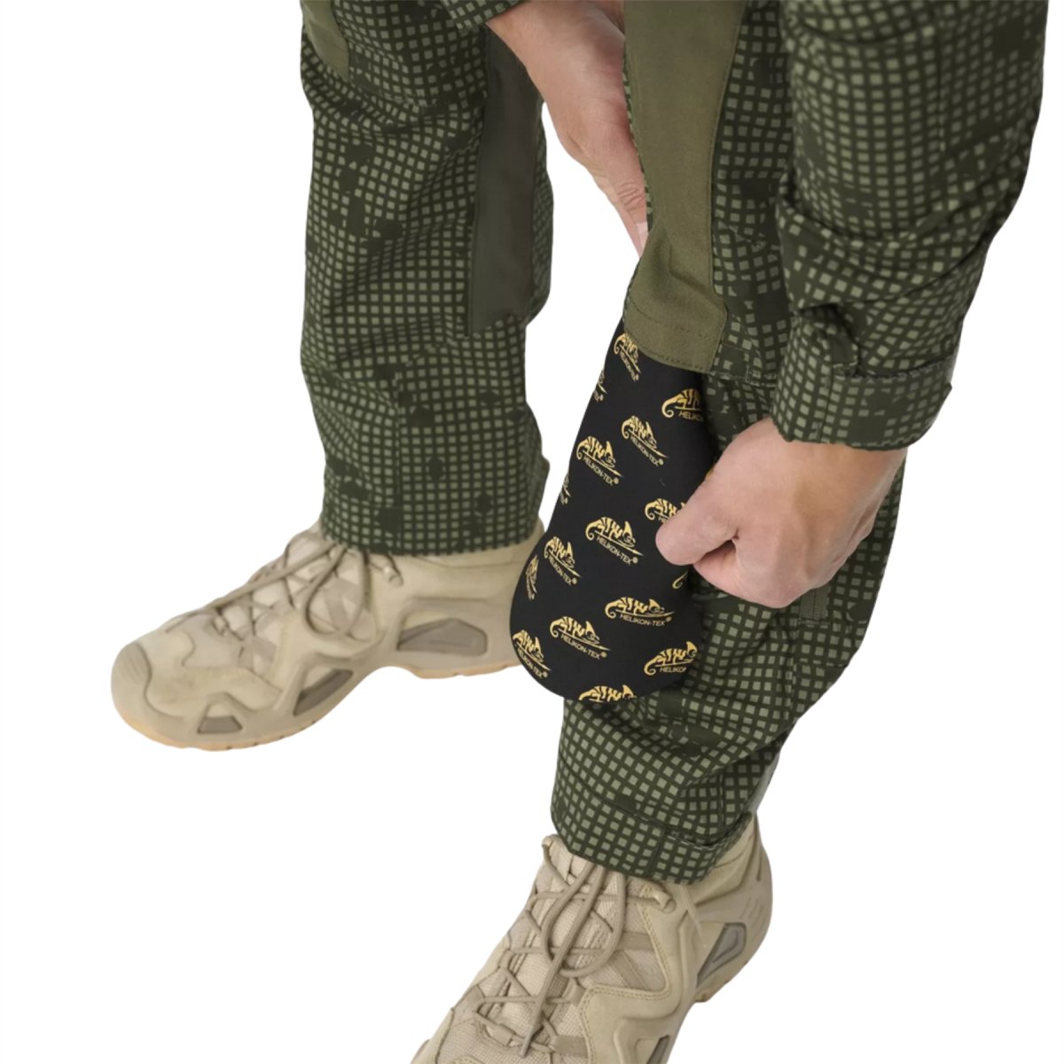 Pantaloni tattici Helikon-Tex MCDU Ventilazione Ripstop Rinforzi al ginocchio Woodland