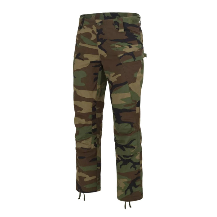 Helikon - Pantaloni tattici Tex SFU Next Mk2 Ripstop Regolazione multipunto Woodland - GoMilitar