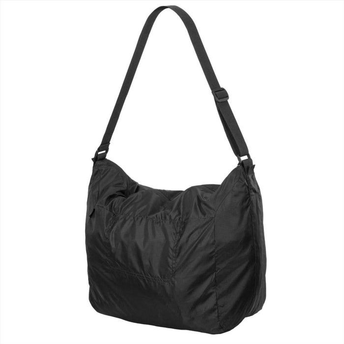 Borsa a tracolla pieghevole nera Helikon-Tex da 29 litri realizzata in poliestere resistente per viaggi e spazio di archiviazione