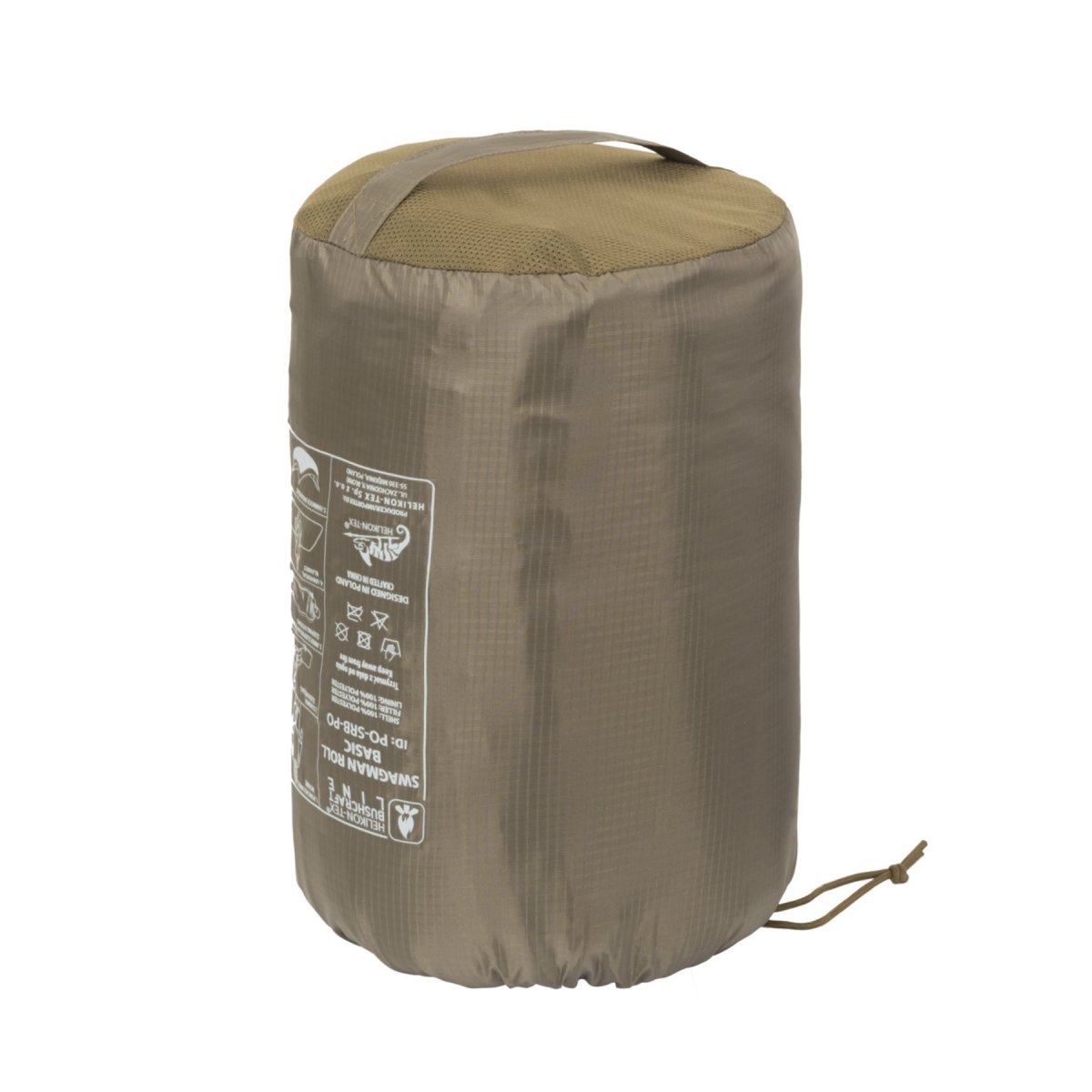 Helikon-Tex SWAGMAN ROLL Poncho base trapunta con imbottitura invernale spessa nera
