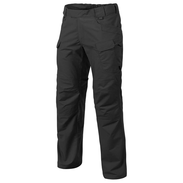 Helikon - Pantaloni tattici urbani Tex Policotone Ripstop Abbigliamento da esterno durevole Nero - GoMilitar