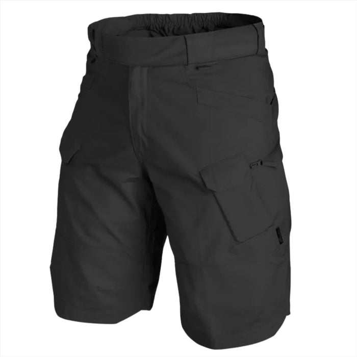 Pantaloncini tattici urbani Helikon-Tex Tasche cargo PolyCotton Ripstop Nero - GoMilitar