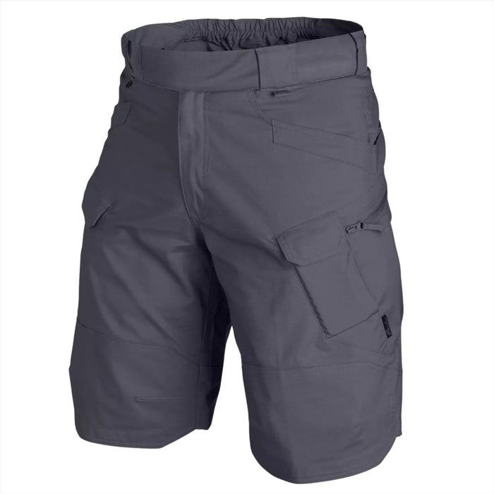 Pantaloncini tattici urbani Helikon-Tex Tasche cargo PolyCotton Ripstop Grigio - GoMilitar