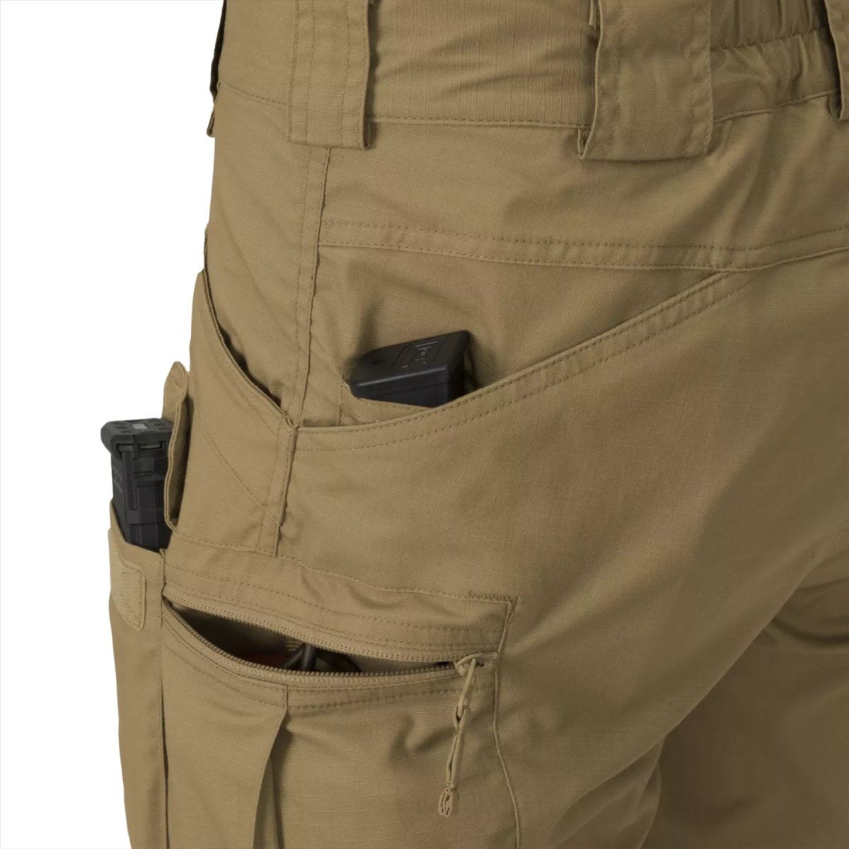 Pantaloncini tattici urbani Helikon-Tex Tasche cargo PolyCotton Ripstop Grigio