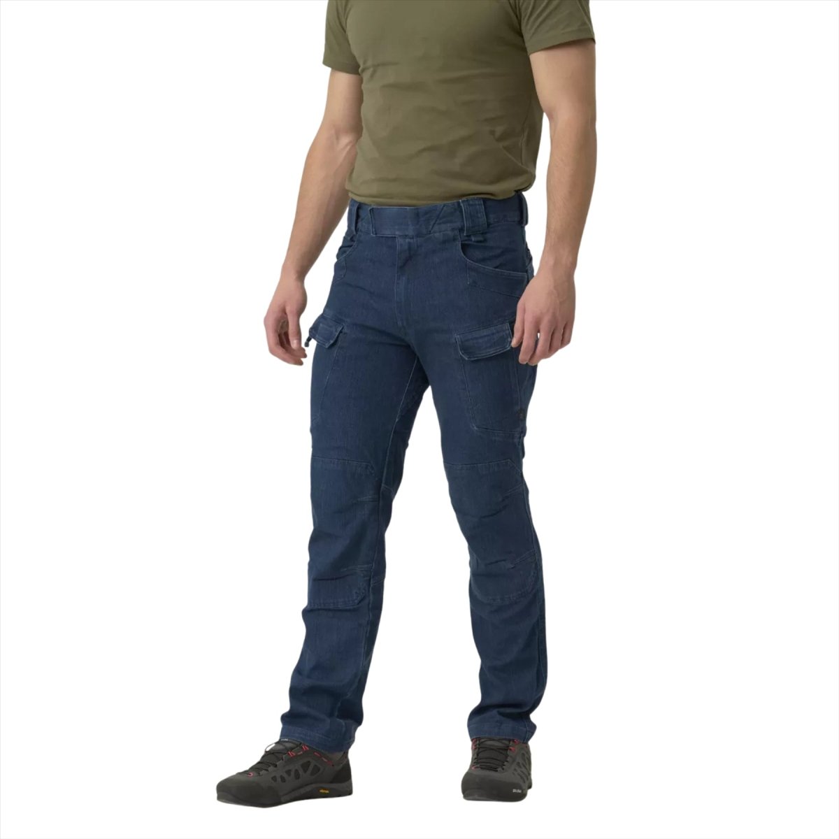 Pantaloni tattici Helikon-Tex UTP Rinforzo al ginocchio in denim elasticizzato Varie tasche