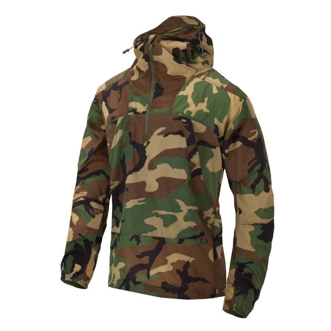 Helikon-Tex WINDRUNNER Giacca anorak Fondo regolabile Cappuccio Woodland Camo