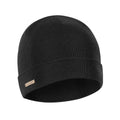 Berretto invernale Helikon-Tex traspirante a doppio strato in maglia merino nera
