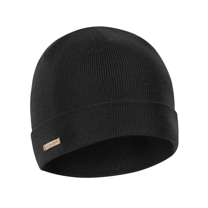 Helikon - Berretto invernale Tex traspirante a doppio strato in maglia merino nera - GoMilitar