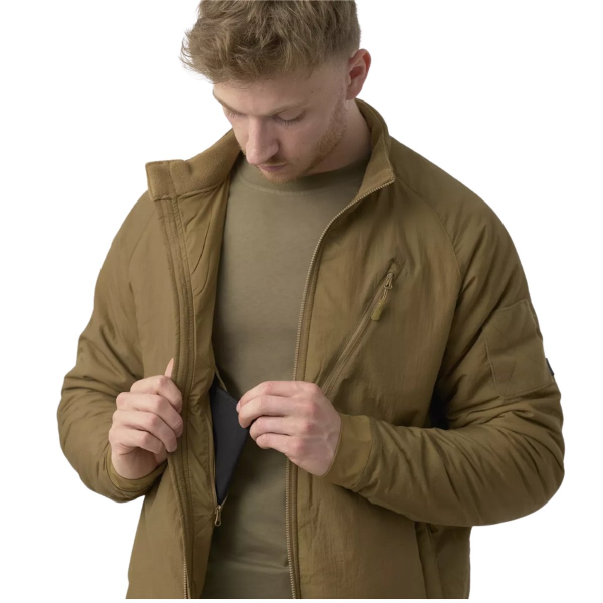 Giacca Helikon-Tex Wolfhound Isolamento Climashield Windpack Woodland Camo