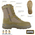 Stivali da trekking Hi-Tec Magnum Centurion 8.0 Coyote Tactical Footwear Stip Nuovo