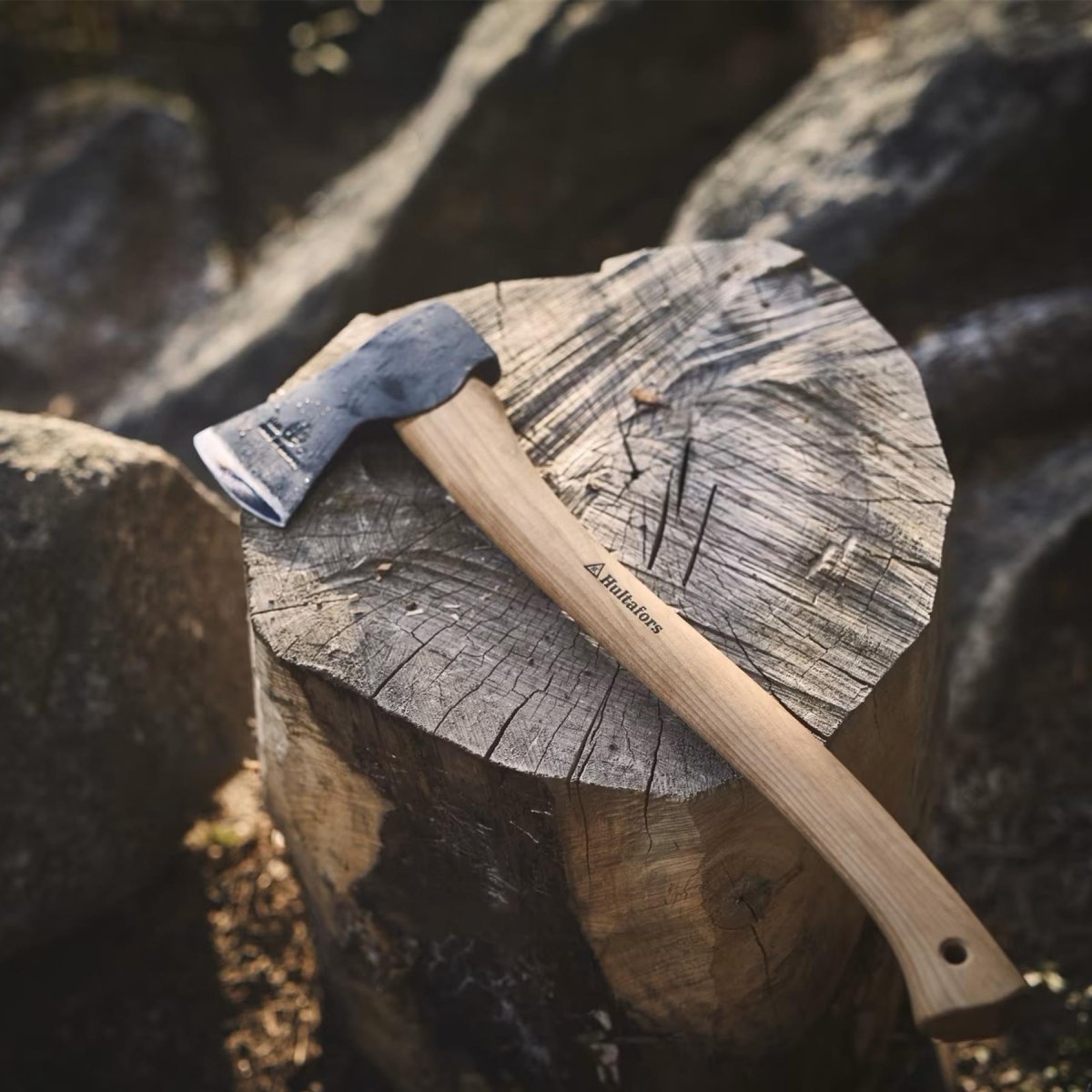 Hultafors Ekelund a caccia di ascia Hickory Accapegno per giardinaggio in acciaio carbone