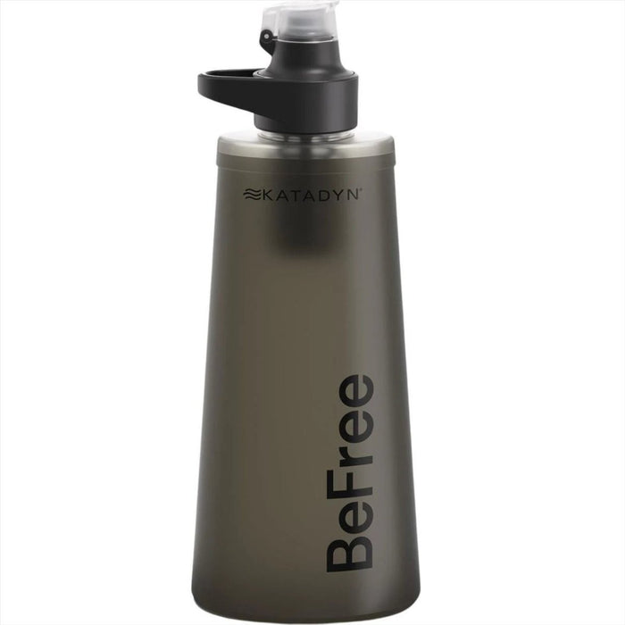 Bottiglia pieghevole Katadyn BeFree AC 1L con filtro dell'acqua Tecnologia EZ Clean Nera - GoMilitar