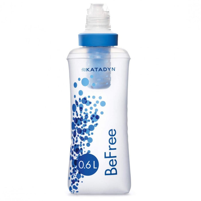 Borraccia pieghevole Katadyn BeFree da 0,6 litri con filtraggio a membrana EZ-Clean per la purificazione all'aperto