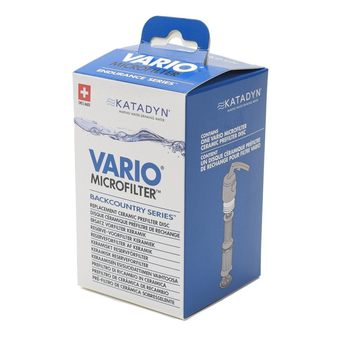 Katadyn Vario Carbon Prefilter Kit di sostituzione Filtro dell'acqua Parti di ricambio