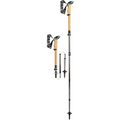 LEKI Cressida FX Carbon Bastoncini da trekking pieghevoli da donna Coppia da escursionismo 100-120 cm