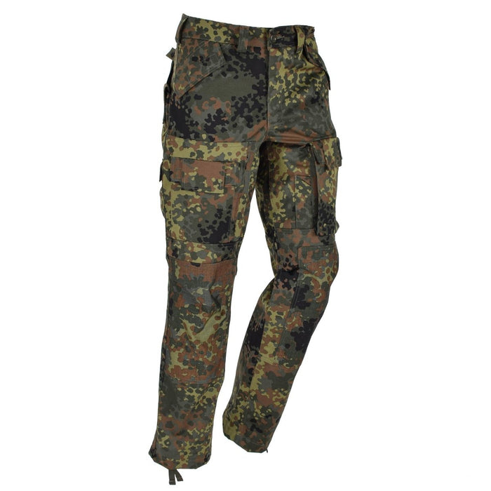 Pantaloni tattici da combattimento dell'esercito Leo Kohler pantaloni da campo da carico forzato flecktarn mimetico - GoMilitar