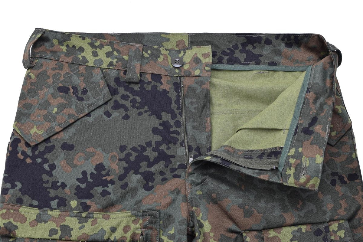 Pantaloni tattici di combattimento dell'esercito Leo Kohler Flecktarn Camo