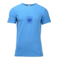 T-shirt sportivo di Leo Kohler Sport Sport Sorte Leggero camicie da aquile BW Blue