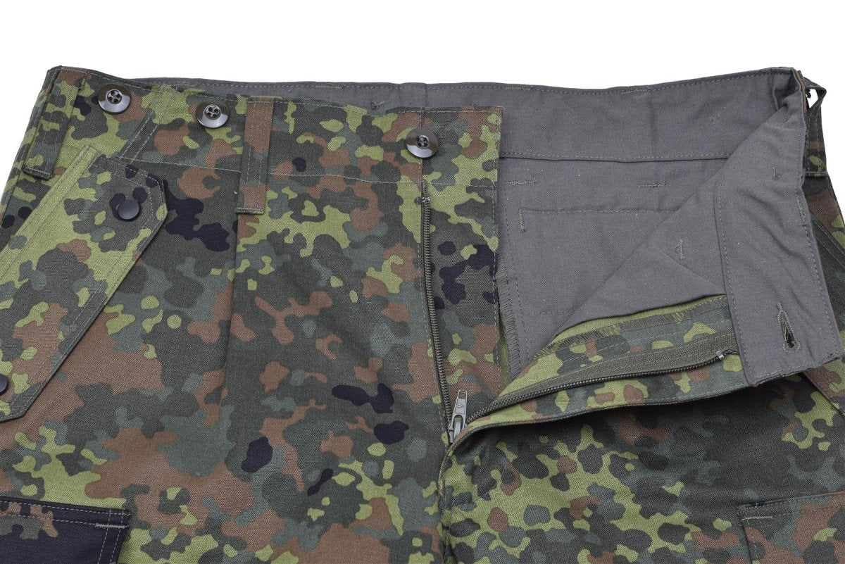 Leo kohler bdu pantaloni bundeswehr flecktarn camo campo tattici pantaloni paintball