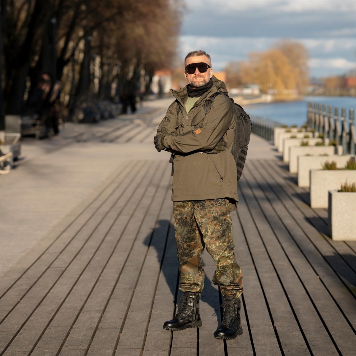 Leo kohler bdu pantaloni bundeswehr flecktarn camo campo tattici pantaloni paintball