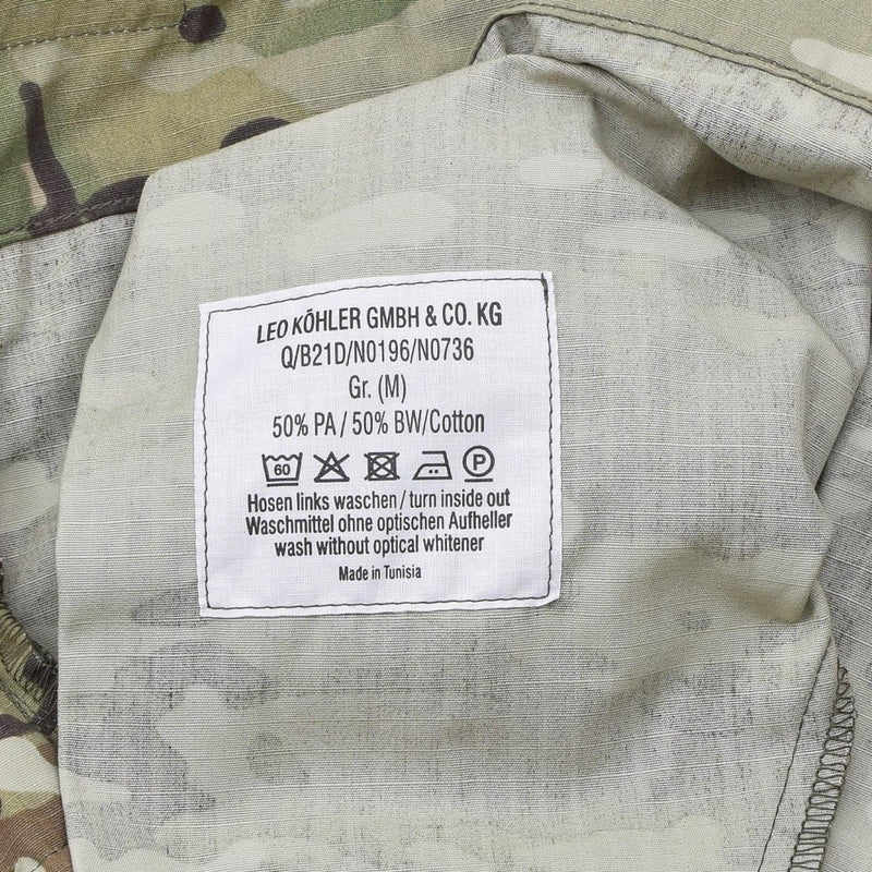 Pantaloni cargo di leo kohler rinforzati i pantaloni da datente aCu rinforzati mtp camouflage