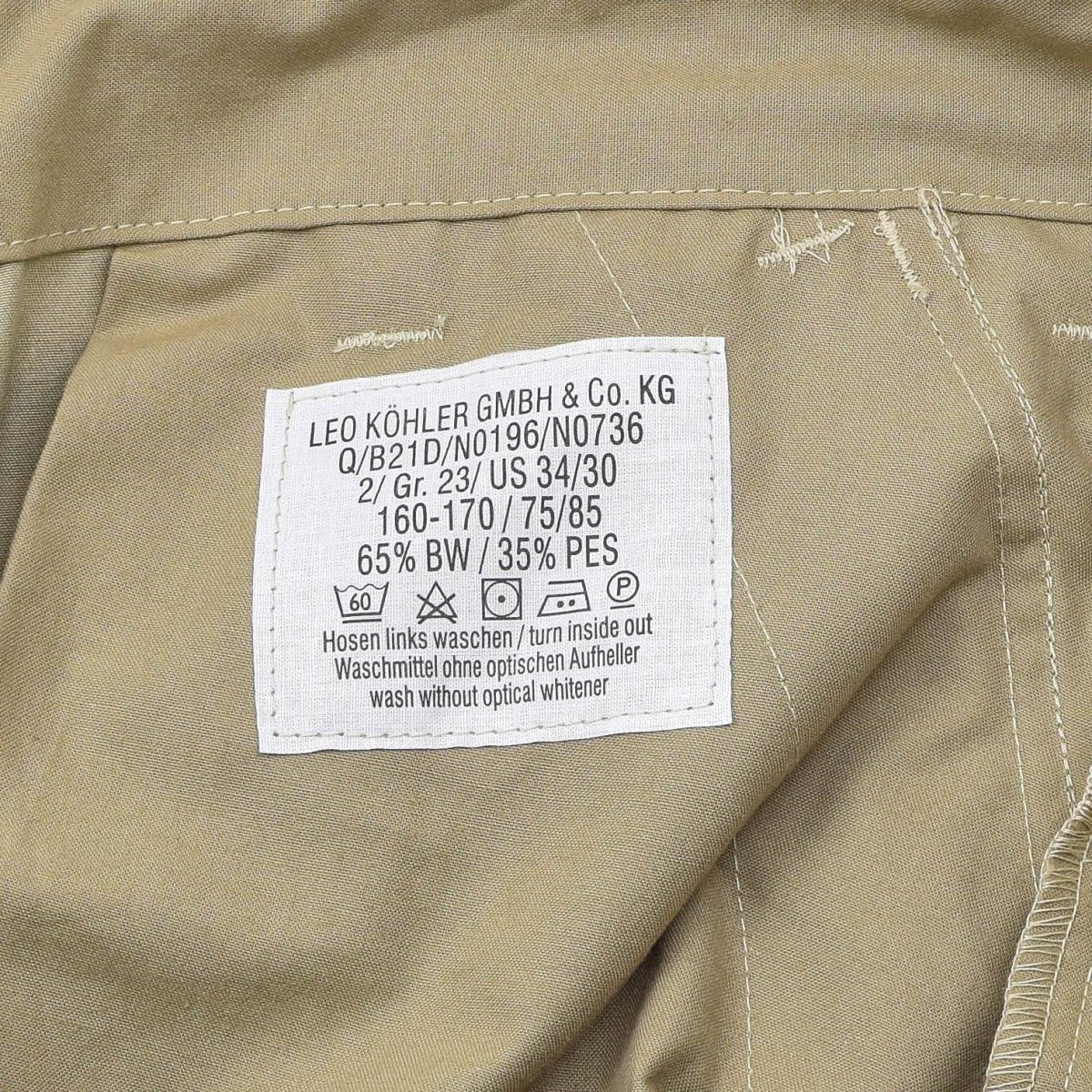 Pantaloni da campo tattici comando leo kohler tropentarn camo forze speciali pantaloni