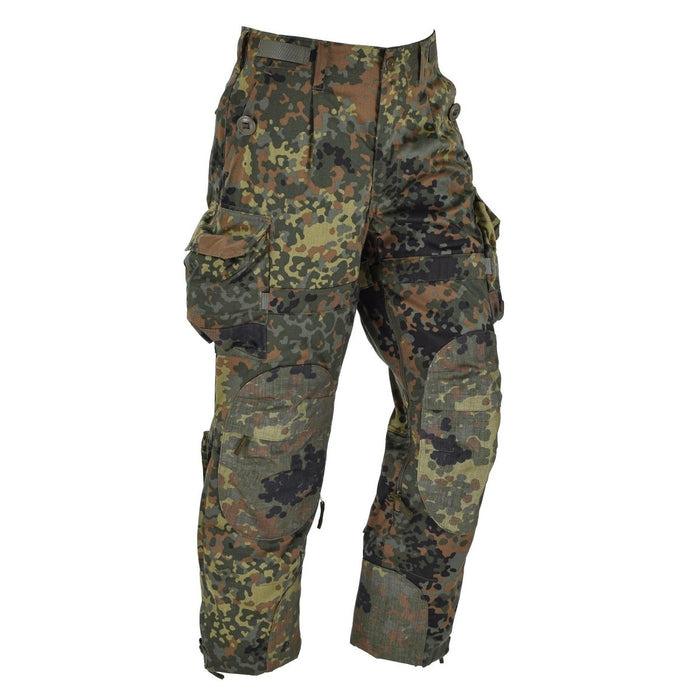 Leo Kohler KBS Flecktarn pantaloni tattici mimetici pantaloni rinforzati truppe da combattimento - GoMilitar